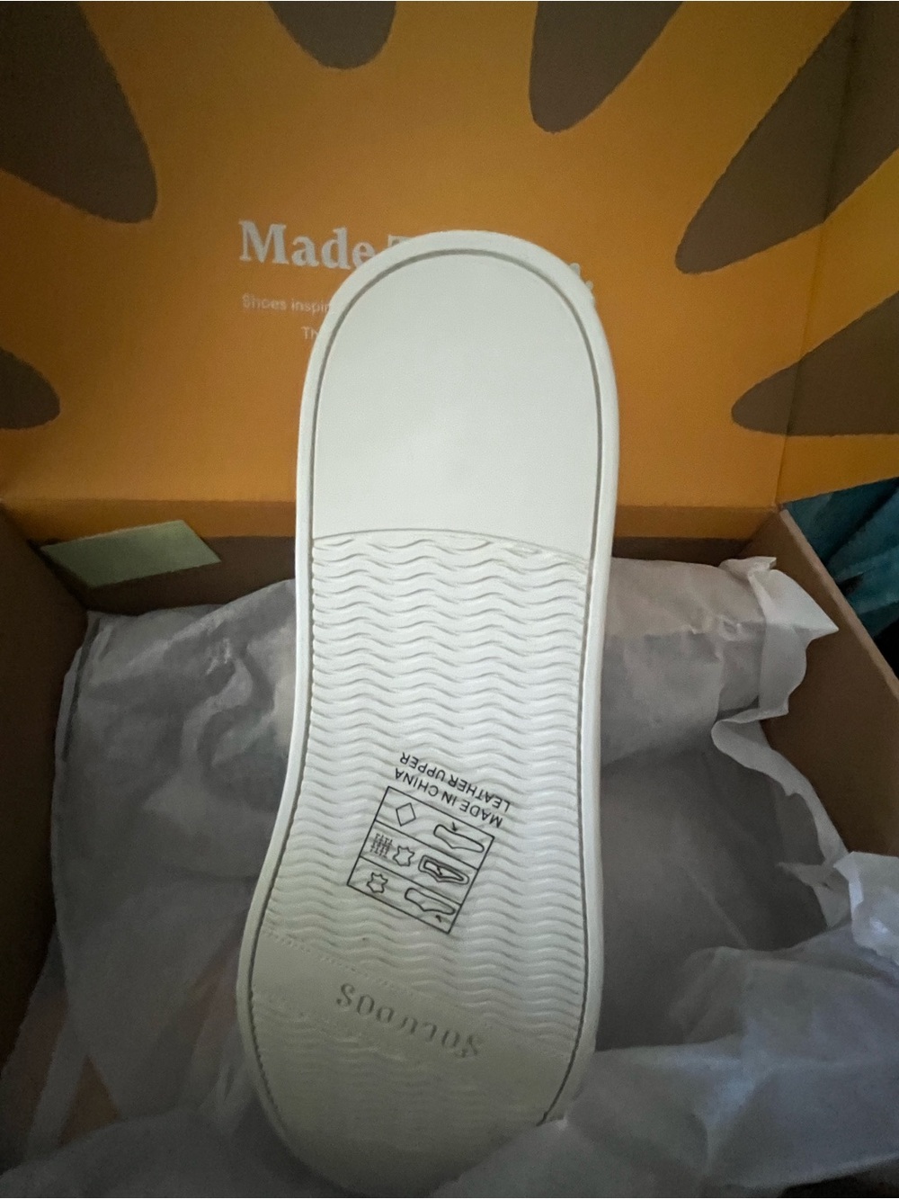 NWT SOLUDOS Women's Leather Ibiza Blue Sneakers - Picture 15 of 15